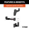 CURT Class 3 Multi-Fit Trailer Hitch with 2" Receiver, Select Ford F-150 Trailer Hitch