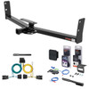 10 - 17 GMC Terrain Curt 1-1/4" Class 2 Trailer Tow Hitch + 5-Flat Wiring Kit 12291