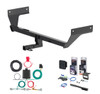 2021 - 2026 Nissan Rogue Curt 1-1/4" Class 2 Trailer Tow Hitch + 5-Flat Wiring Kit Tow Boat/Utility Trailer with Surge Brakes 12202