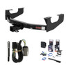 2002 - 2004 Ford F-250 Super Duty Curt 2" Class 3 Trailer Tow Hitch + 5-Flat Wiring Kit Tow Boat/Utility Trailer with Surge Brakes 13355