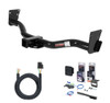 1995 - 2001 Oldsmobile Bravada Curt 2" Class 3 Trailer Tow Hitch + 5-Flat Wiring Kit Tow Boat/Utility Trailer with Surge Brakes 13300