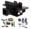 2004 - 2009 Dodge Durango Curt 2" Class 3 Trailer Tow Hitch + 5-Flat Wiring Kit Tow Boat/Utility Trailer with Surge Brakes 13072