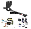 2007 - 2011 Nissan Versa Sedan Curt 1-1/4" Class 1 Trailer Tow Hitch + 5-Flat Wiring Kit Tow Boat/Utility Trailer with Surge Brakes 11348