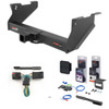 03 - 10 Dodge Ram 2500 With or without factory receiver Curt 2-1/2" Class 5 Trailer Tow Hitch + 5-Flat Wiring Kit Tow Boat/Utility Trailer with Surge Brakes 15809