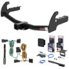 95 - 96 Dodge Dakota Curt 2" Class 3 Trailer Tow Hitch + 5-Flat Wiring Kit Tow Boat/Utility Trailer with Surge Brakes 13145