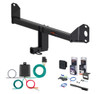 2017 - 2023 BMW 540i xDrive Curt 1-1/4" Class 1 Trailer Tow Hitch + 5-Flat Wiring Kit Tow Boat/Utility Trailer with Surge Brakes 11478