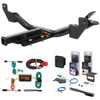 2016 Chevrolet Malibu Limited Excluding LTZ Curt 1-1/4" Class 2 Trailer Tow Hitch + 5-Flat Wiring Kit Tow Boat/Utility Trailer with Surge Brakes 12115