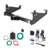 1999 - 2026 Ford F-450 Super Duty Cab & chassis with 34" frame width (O.D.) Curt 2" Class 4 Trailer Tow Hitch + 5-Flat Wiring Kit Tow Boat/Utility Trailer with Surge Brakes 14048