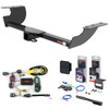 05 - 08 Dodge Magnum Curt 2" Class 3 Trailer Tow Hitch + 5-Flat Wiring Kit Tow Boat/Utility Trailer with Surge Brakes 13465
