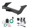 2008 - 2016 Ford F-250 Super Duty Curt 2" Class 5 Trailer Tow Hitch + 5-Flat Wiring Kit Tow Boat/Utility Trailer with Surge Brakes 15410