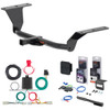 21 - 23 Hyundai Elantra Sedan, excluding N, N Line, or Hybrid Curt 1-1/4" Class 1 Trailer Tow Hitch + 5-Flat Wiring Kit Tow Boat/Utility Trailer with Surge Brakes 11630