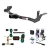 2002 - 2004 Isuzu Axiom With under-vehicle spare Curt 2" Class 3 Trailer Tow Hitch + 5-Flat Wiring Kit Tow Boat/Utility Trailer with Surge Brakes 13222
