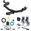 19 - 23 Jeep Cherokee Curt 2" Class 3 Trailer Tow Hitch + 5-Flat Wiring Kit Tow Boat/Utility Trailer with Surge Brakes 13395 19 - 23 Jeep Cherokee Curt 2" Class 3 Trailer Tow Hitch + 5-Flat Wiring Kit Tow Boat/Utility Trailer with Surge Brakes 13395