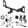 22 - 24 Honda Civic Sedan, excluding center exhaust Curt 1-1/4" Class 1 Trailer Tow Hitch + 5-Flat Wiring Kit Tow Boat/Utility Trailer with Surge Brakes 11591