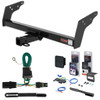 85 - 97 Chevrolet S10 Curt 2" Class 3 Trailer Tow Hitch + 5-Flat Wiring Kit Tow Boat/Utility Trailer with Surge Brakes 13021