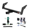 1985 - 1997 Chevrolet S10 Curt 2" Class 3 Trailer Tow Hitch + 5-Flat Wiring Kit Tow Boat/Utility Trailer with Surge Brakes 13021