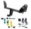 2014 - 2015 Chevrolet Camaro Curt 1-1/4" Class 1 Trailer Tow Hitch + 5-Flat Wiring Kit Tow Boat/Utility Trailer with Surge Brakes 11900
