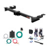 2001 - 2006 Chevrolet Silverado 1500 HD With roll pan bumper Curt 2" Class 3 Trailer Tow Hitch + 5-Flat Wiring Kit Tow Boat/Utility Trailer with Surge Brakes 13932