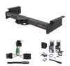 2003 - 2006 Chevrolet Suburban Curt 2" Class 5 Trailer Tow Hitch + 5-Flat Wiring Kit Tow Boat/Utility Trailer with Surge Brakes 15324