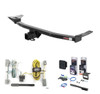 2005 - 2007 Ford Five Hundred Curt 2" Class 3 Trailer Tow Hitch + 5-Flat Wiring Kit Tow Boat/Utility Trailer with Surge Brakes 13542