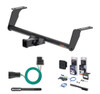 2021 - 2026 Buick Envision Curt 2" Class 3 Trailer Tow Hitch + 5-Flat Wiring Kit Tow Boat/Utility Trailer with Surge Brakes 13522