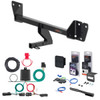 20 - 24 Buick Encore GX Excluding hands free liftgate & With LED taillights Curt 1-1/4" Class 1 Trailer Tow Hitch + 5-Flat Wiring Kit Tow Boat/Utility Trailer with Surge Brakes 11612