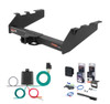 1994 - 1998 Dodge Ram 3500 With factory bumper Curt 2" Class 5 Trailer Tow Hitch + 5-Flat Wiring Kit Tow Boat/Utility Trailer with Surge Brakes 15318