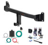 2018 - 2023 BMW X2 Curt 1-1/4" Class 1 Trailer Tow Hitch + 5-Flat Wiring Kit Tow Boat/Utility Trailer with Surge Brakes 11530