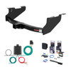 2011 - 2024 RAM 2500 8' bed, excluding factory receiver Curt 2" Class 3 Trailer Tow Hitch + 5-Flat Wiring Kit Tow Boat/Utility Trailer with Surge Brakes 13361
