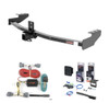 2006 - 2014 Honda Ridgeline Curt 2" Class 3 Trailer Tow Hitch + 5-Flat Wiring Kit Tow Boat/Utility Trailer with Surge Brakes 13385