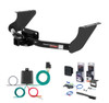 2011 - 2018 RAM 1500 Excluding factory receiver Curt 2" Class 4 Trailer Tow Hitch + 5-Flat Wiring Kit Tow Boat/Utility Trailer with Surge Brakes 14374