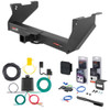 11 - 13 Ram 2500 6' bed, with or without factory receiver Curt 2-1/2" Class 5 Trailer Tow Hitch + 5-Flat Wiring Kit Tow Boat/Utility Trailer with Surge Brakes 15809
