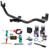 14 - 17 Hyundai Elantra GT Curt 1-1/4" Class 1 Trailer Tow Hitch + 5-Flat Wiring Kit Tow Boat/Utility Trailer with Surge Brakes 11400