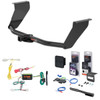 15 - 16 Hyundai Genesis 5.0 Curt 1-1/4" Class 2 Trailer Tow Hitch + 5-Flat Wiring Kit Tow Boat/Utility Trailer with Surge Brakes 12165