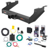 11 - 15 Ram 3500 8' bed, excluding factory receiver Curt 2-1/2" Class 5 Trailer Tow Hitch + 5-Flat Wiring Kit Tow Boat/Utility Trailer with Surge Brakes 15704