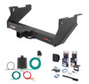 2011 - 2013 RAM 3500 8' bed, with or without factory receiver Curt 2-1/2" Class 5 Trailer Tow Hitch + 5-Flat Wiring Kit Tow Boat/Utility Trailer with Surge Brakes 15809