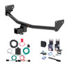 2024 - 2026 Hyundai Kona Excluding N Line or electric Curt 2" Class 3 Trailer Tow Hitch + 5-Flat Wiring Kit Tow Boat/Utility Trailer with Surge Brakes 13606