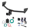 2024 - 2025 Hyundai Kona N Line Curt 2" Class 3 Trailer Tow Hitch + 5-Flat Wiring Kit Tow Boat/Utility Trailer with Surge Brakes 13608