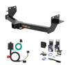 2013 - 2018 Hyundai Santa Fe Curt 2" Class 3 Trailer Tow Hitch + 5-Flat Wiring Kit Tow Boat/Utility Trailer with Surge Brakes 13153