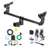 2022 - 2024 Hyundai Ioniq5 Curt 2" Class 3 Trailer Tow Hitch + 5-Flat Wiring Kit Tow Boat/Utility Trailer with Surge Brakes 13520