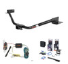 2010 - 2012 Hyundai Santa Fe Curt 2" Class 3 Trailer Tow Hitch + 5-Flat Wiring Kit Tow Boat/Utility Trailer with Surge Brakes 13073