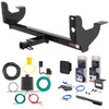 07 - 09 Saturn Aura Curt 1-1/4" Class 2 Trailer Tow Hitch + 5-Flat Wiring Kit Tow Boat/Utility Trailer with Surge Brakes 12051