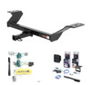 2010 - 2011 Buick Lucerne Curt 1-1/4" Class 2 Trailer Tow Hitch + 5-Flat Wiring Kit Tow Boat/Utility Trailer with Surge Brakes 12022