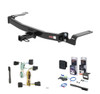 2008 - 2011 Ford Focus Sedan, excluding ST and electric Curt 1-1/4" Class 1 Trailer Tow Hitch + 5-Flat Wiring Kit Tow Boat/Utility Trailer with Surge Brakes 11319