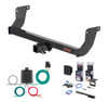 2023 - 2026 Lexus RX350h Curt 2" Class 3 Trailer Tow Hitch + 5-Flat Wiring Kit Tow Boat/Utility Trailer with Surge Brakes 13579
