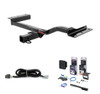 2016 - 2020 Lexus RX450h Excluding F Sport Curt 2" Class 3 Trailer Tow Hitch + 5-Flat Wiring Kit Tow Boat/Utility Trailer with Surge Brakes 13282