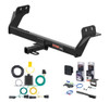 2017 - 2019 Ford Fusion Sport Curt 1-1/4" Class 2 Trailer Tow Hitch + 5-Flat Wiring Kit Tow Boat/Utility Trailer with Surge Brakes 12164