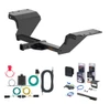 2018 - 2020 Buick Regal Sportback Excluding AWD Curt 1-1/4" Class 2 Trailer Tow Hitch + 5-Flat Wiring Kit Tow Boat/Utility Trailer with Surge Brakes 12185