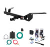 1988 - 1994 Lincoln Continental Excluding dual exhaust Curt 1-1/4" Class 2 Trailer Tow Hitch + 5-Flat Wiring Kit Tow Boat/Utility Trailer with Surge Brakes 12232