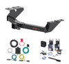 2022 - 2026 Ford Maverick Excluding factory receiver Curt 2" Class 3 Trailer Tow Hitch + 5-Flat Wiring Kit Tow Boat/Utility Trailer with Surge Brakes 13504
